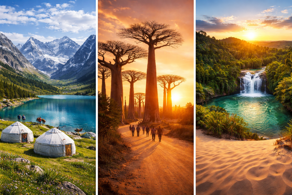 Destinos pouco explorados