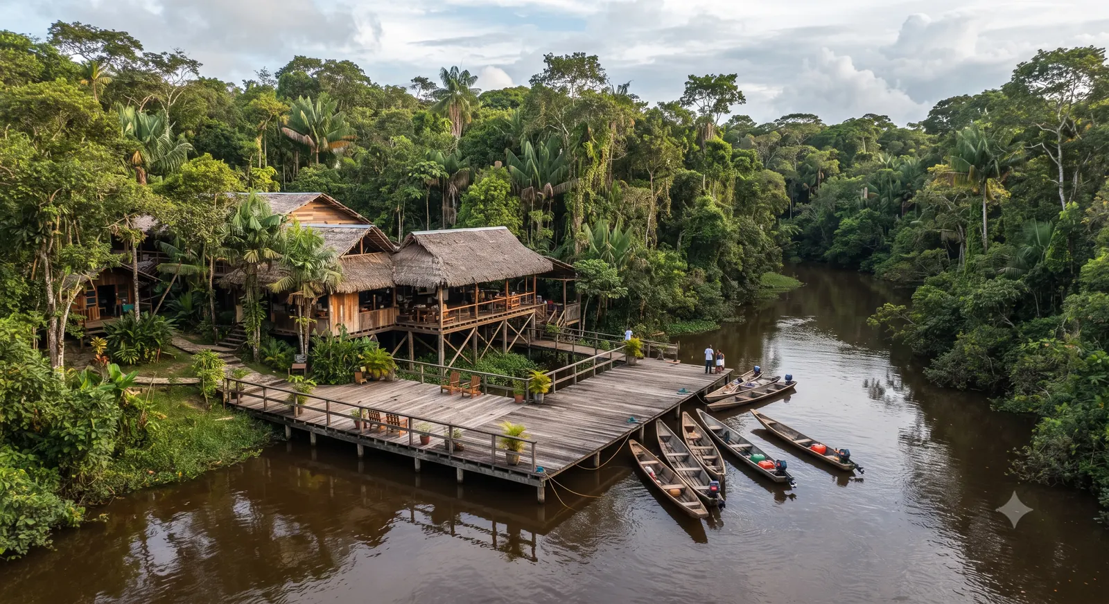 Lodge de selva na Amazonia, Manaus