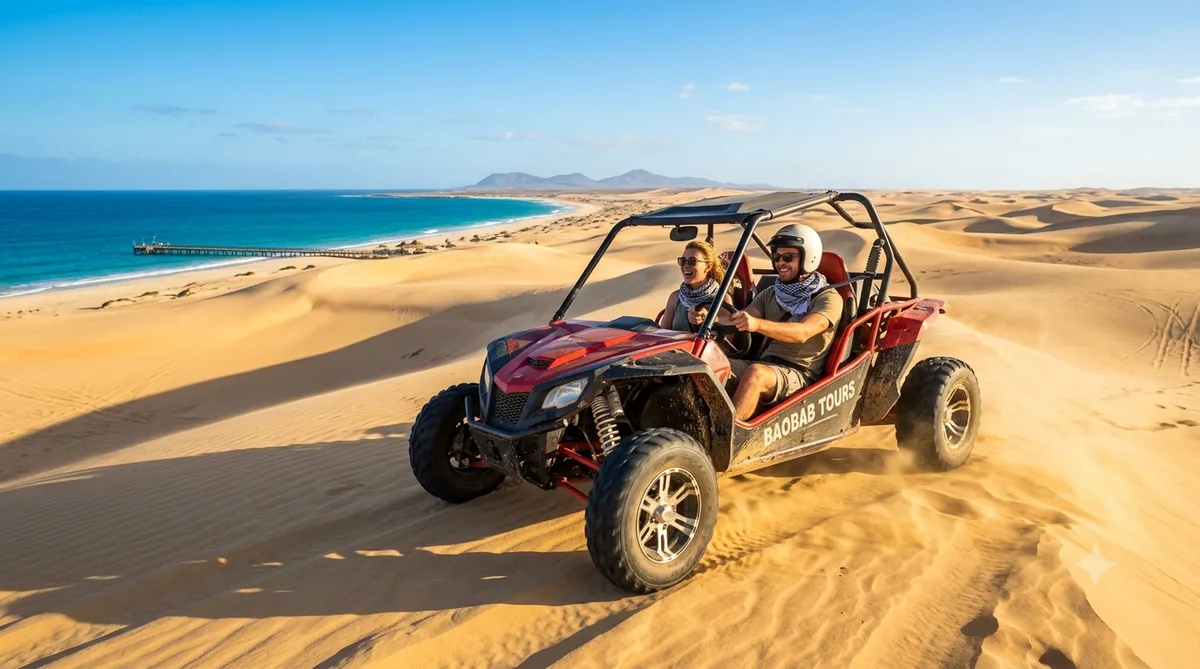 Passeio de buggy pelas dunas da Boa Vista, Cabo Verde