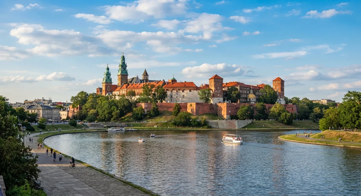 O que fazer em Cracóvia: Castelo e Catedral de Wawel às margens do rio Vístula