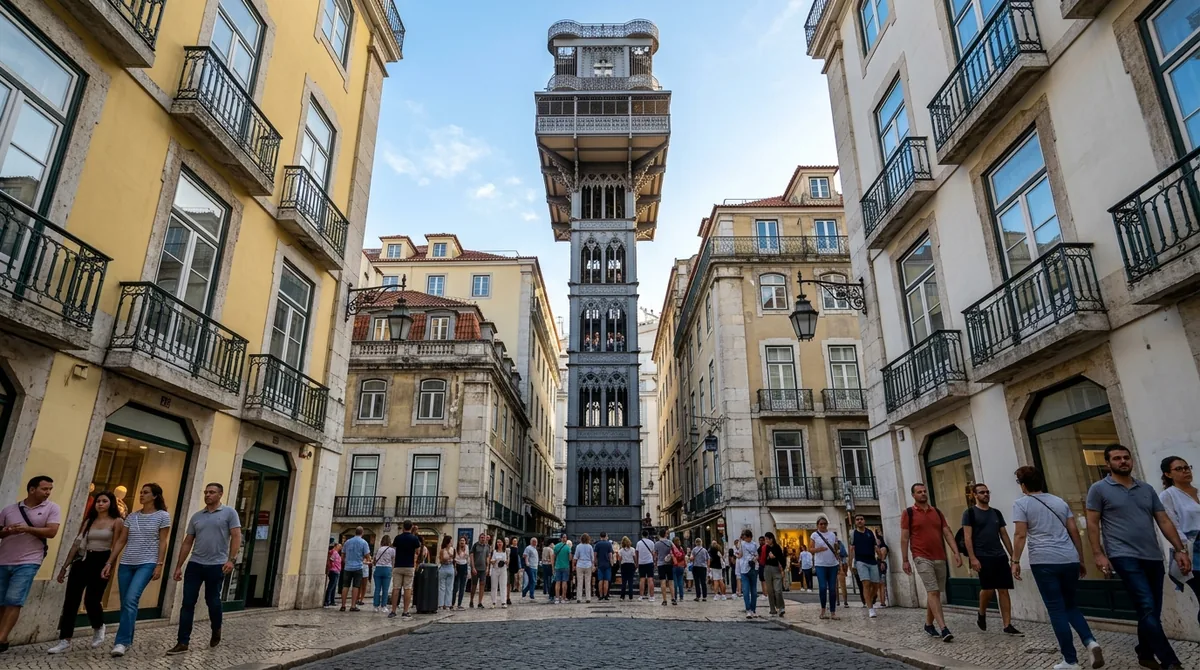 Elevador de Santa Justa, parada do primeiro dia do roteiro de 3 dias em Lisboa