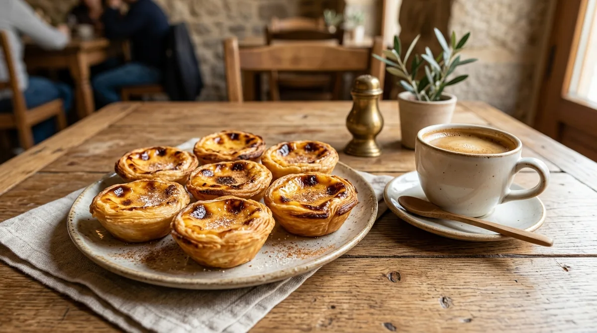 pastel de nata em Belém, pausa do roteiro de 3 dias em Lisboa